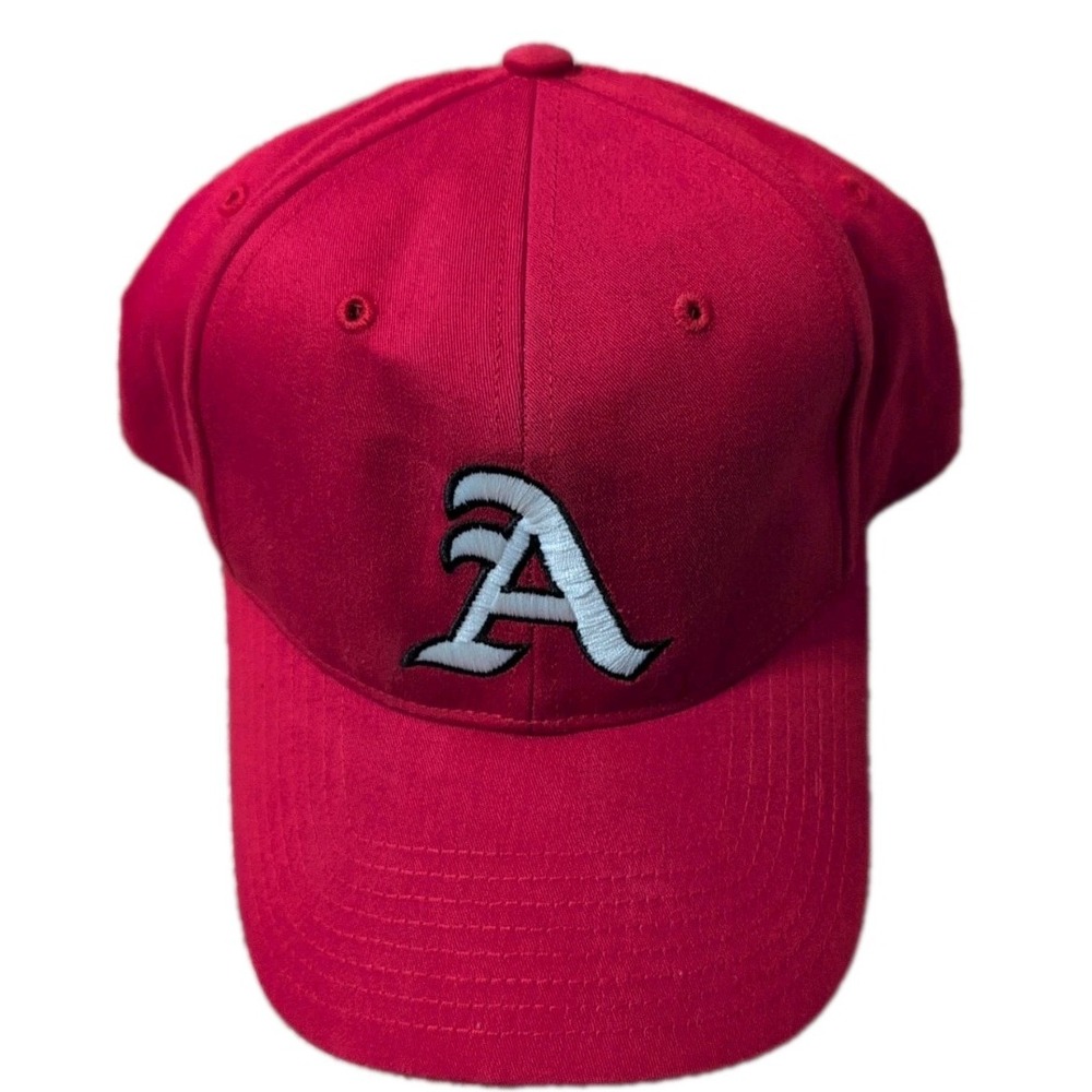Vtg University Of Arkansas Razorbacks Hat Adjustable‎ HMI Red NCAA Dad Cap